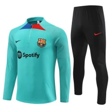 FC Barcelona Verryttelypuku 2023-24 - 1-4 Zip Sininen Musta