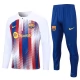 FC Barcelona Verryttelypuku 2023-24 - 1-4 Zip Sininen Punainen