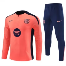 FC Barcelona Verryttelypuku 2024-25 - 1-4 Zip Oranssi