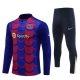 FC Barcelona Verryttelypuku 2024-25 - 1-4 Zip Sininen