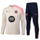 FC Barcelona Verryttelypuku 2025-26 - 1-4 Zip Beige