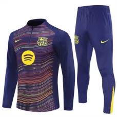 FC Barcelona Verryttelypuku 2025-26 - 1-4 Zip Sininen