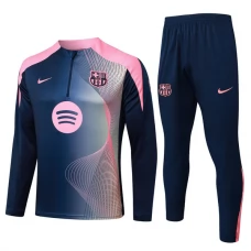 FC Barcelona Verryttelypuku 2025-26 - 1-4 Zip Sininen