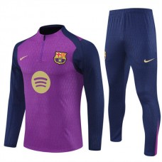 FC Barcelona Verryttelypuku 2025-26 - 1-4 Zip Violetti