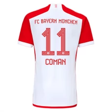 FC Bayern München Coman 11 Kotipelipaita 2023-24 Jalkapallo Pelipaidat Peliasut
