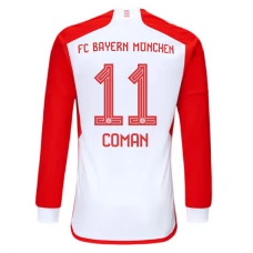 FC Bayern München Coman 11 Kotipelipaita 2023-24 Jalkapallo Pelipaidat Peliasut(L/S)