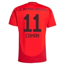 FC Bayern München Coman 11 Kotipelipaita 2024-25 Jalkapallo Pelipaidat Peliasut