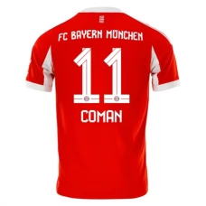 FC Bayern München Coman 11 Kotipelipaita 2025-26 Jalkapallo Pelipaidat Peliasut