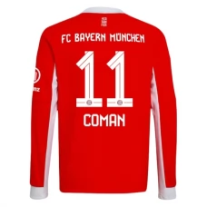 FC Bayern München Coman 11 Kotipelipaita 2025-26 Jalkapallo Pelipaidat Peliasut(L/S)