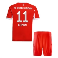 FC Bayern München Coman 11 Lasten Kotipelipaita 2025-26 Jalkapallo Pelipaidat Peliasut