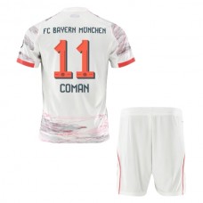 FC Bayern München Coman 11 Lasten Vieraspelipaita 2025-26 Jalkapallo Pelipaidat Peliasut