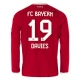 FC Bayern München Davies 19 Kotipaita 2026-27 Pelipaita Long Sleeve