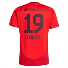 FC Bayern München Davies 19 Kotipelipaita 2024-25 Jalkapallo Pelipaidat Peliasut