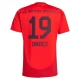 FC Bayern München Davies 19 Kotipelipaita 2024-25 Jalkapallo Pelipaidat Peliasut