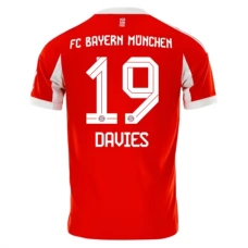 FC Bayern München Davies 19 Kotipelipaita 2025-26 Jalkapallo Pelipaidat Peliasut