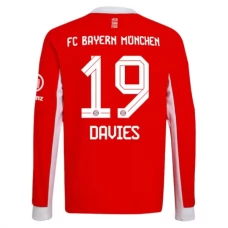 FC Bayern München Davies 19 Kotipelipaita 2025-26 Jalkapallo Pelipaidat Peliasut(L/S)