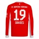 FC Bayern München Davies 19 Kotipelipaita 2025-26 Jalkapallo Pelipaidat Peliasut(L/S)