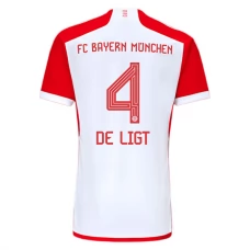FC Bayern München De Ligt 4 Kotipelipaita 2023-24 Jalkapallo Pelipaidat Peliasut