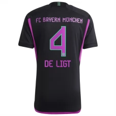FC Bayern München De Ligt 4 Vieraspelipaita 2023-24 Jalkapallo Pelipaidat Peliasut