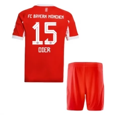 FC Bayern München Dier 15 Lasten Kotipelipaita 2025-26 Jalkapallo Pelipaidat Peliasut