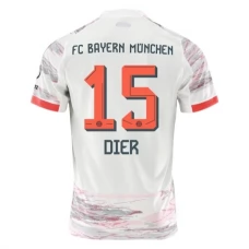FC Bayern München Dier 15 Vieraspelipaita 2025-26 Jalkapallo Pelipaidat Peliasut