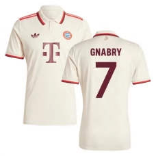 FC Bayern München Gnabry 7 Kolmas Pelipaita 2024-25 Jalkapallo Pelipaidat Peliasut