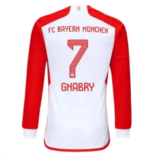 FC Bayern München Gnabry 7 Kotipelipaita 2023-24 Jalkapallo Pelipaidat Peliasut(L/S)