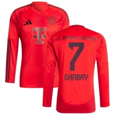 FC Bayern München Gnabry 7 Kotipelipaita 2024-25 Jalkapallo Pelipaidat Peliasut(L/S)