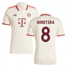 FC Bayern München Goretzka 8 Kolmas Pelipaita 2024-25 Jalkapallo Pelipaidat Peliasut