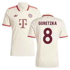 FC Bayern München Goretzka 8 Kolmas Pelipaita 2024-25 Jalkapallo Pelipaidat Peliasut