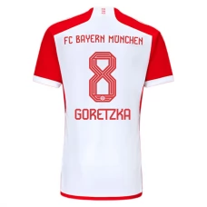 FC Bayern München Goretzka 8 Kotipelipaita 2023-24 Jalkapallo Pelipaidat Peliasut