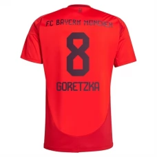 FC Bayern München Goretzka 8 Kotipelipaita 2024-25 Jalkapallo Pelipaidat Peliasut