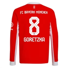 FC Bayern München Goretzka 8 Kotipelipaita 2025-26 Jalkapallo Pelipaidat Peliasut(L/S)
