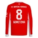 FC Bayern München Goretzka 8 Kotipelipaita 2025-26 Jalkapallo Pelipaidat Peliasut(L/S)