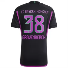 FC Bayern München Gravenberch 38 Vieraspelipaita 2023-24 Jalkapallo Pelipaidat Peliasut