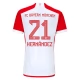 FC Bayern München Hernandez 21 Kotipelipaita 2023-24 Jalkapallo Pelipaidat Peliasut