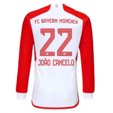 FC Bayern München Joao Cancelo 22 Kotipelipaita 2023-24 Jalkapallo Pelipaidat Peliasut(L/S)