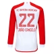FC Bayern München Joao Cancelo 22 Kotipelipaita 2023-24 Jalkapallo Pelipaidat Peliasut(L/S)