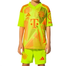 FC Bayern München Kids Maalivahdin Lasten Kotipelipaita 2024-25 Jalkapallo Pelipaidat Peliasut