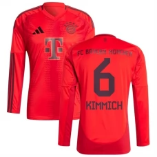 FC Bayern München Kimmich 6 Kotipelipaita 2024-25 Jalkapallo Pelipaidat Peliasut(L/S)