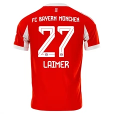 FC Bayern München Laimer 27 Kotipelipaita 2025-26 Jalkapallo Pelipaidat Peliasut
