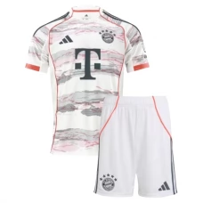 FC Bayern München Lasten Vieraspelipaita 2025-26 Jalkapallo Pelipaidat Peliasut