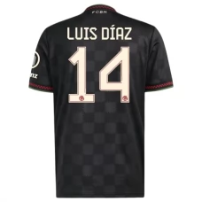 FC Bayern München Luis Díaz 14 Kolmas Pelipaita 2025-26 Jalkapallo Pelipaidat Peliasut