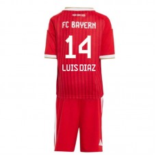 FC Bayern München Luis Díaz 14 Kotipaita 2026-27 Lasten Pelipaita