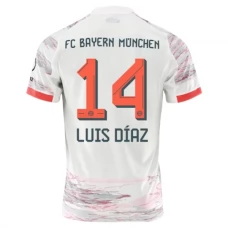 FC Bayern München Luis Díaz 14 Vieraspelipaita 2025-26 Jalkapallo Pelipaidat Peliasut