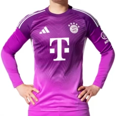 FC Bayern München Maalivahdin Kotipelipaita Purple 2025-26 Jalkapallo Pelipaidat Peliasut(L/S)