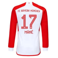 FC Bayern München Mané 17 Kotipelipaita 2023-24 Jalkapallo Pelipaidat Peliasut(L/S)