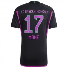 FC Bayern München Mané 17 Vieraspelipaita 2023-24 Jalkapallo Pelipaidat Peliasut