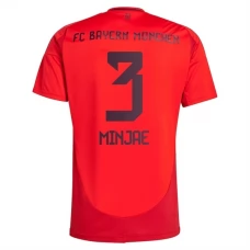 FC Bayern München Minjae 3 Kotipelipaita 2024-25 Jalkapallo Pelipaidat Peliasut