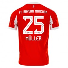 FC Bayern München Müller 25 Kotipelipaita 2025-26 Jalkapallo Pelipaidat Peliasut
